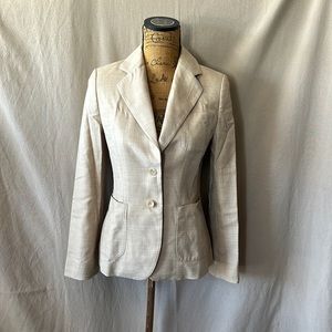 Banana Republic cream blazer